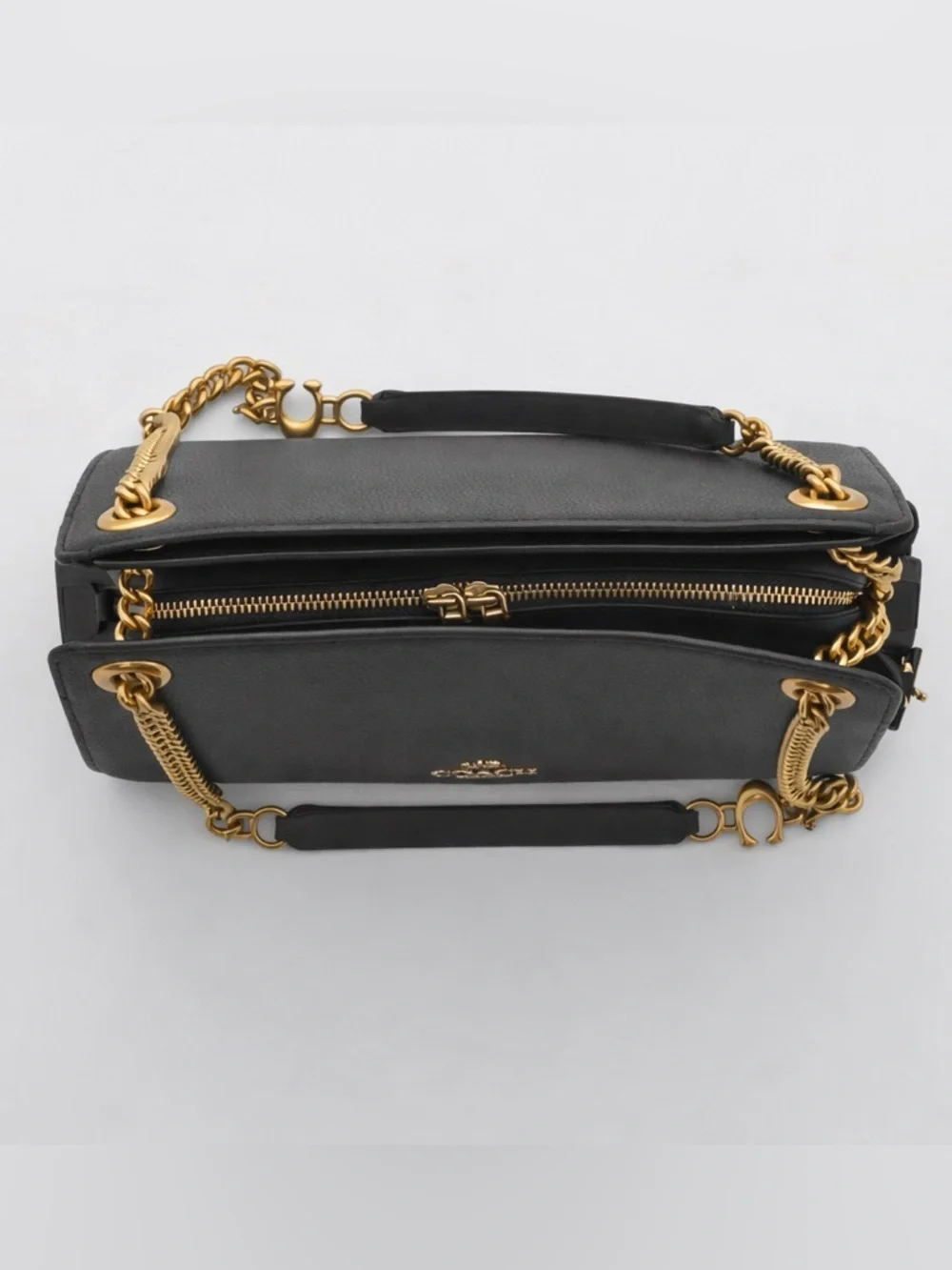 COACH Polished Pebble Leather Bryant Convertible NWT
